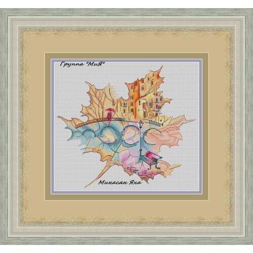 GG Rabbit and fox with love cross stitch kit Animal cotton thread Love lock canvas stitching embroidery DIY Night City Melody