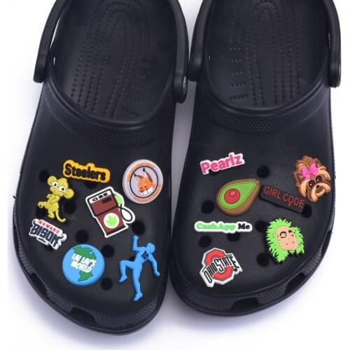 New Arrival Croc Shoes Charms Pearlz Girl Code Shoe Decoration Steelers Dream Bracelets Accessories Hispanic Latin Music Artists