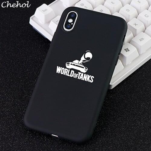 New Phone Cases for IPhone 11 Pro 6s 7 8 Plus X XS MAX XR Case World of Tanks Soft TPU Silicone Fitted Back Covers Accessories