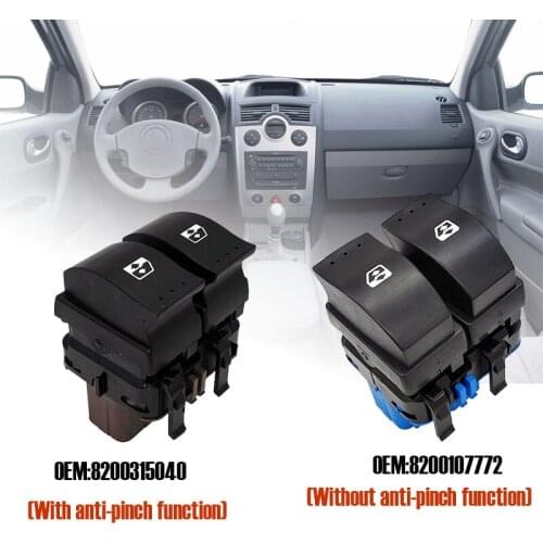 New Electric Window Control Switch Lifter Switches For Renault Megane II 2002-2014 Laguna MK2 2001-2007 8200315040 8200107772