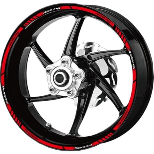 Motorcycle FOR BMW R1250RS r1250rs R 1250 RS Wheel Sticker Waterproof Reflectives Rim Tire Stripes Protection Decals Stickers