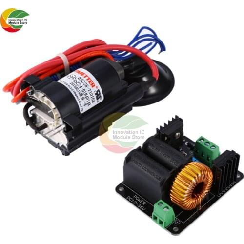 DC 12V 36V High Voltage ZVS Tesla Coil Driver Board + Ignition Coil Flyback Driver 10A For Sgtc Marx Generator Jacobs Ladders