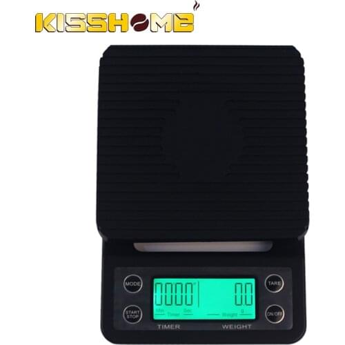 5kg/0.1g Coffee Scale With Timer Portable Electronic Digital Kitchen Scale High Precision LCD Electronic Scales