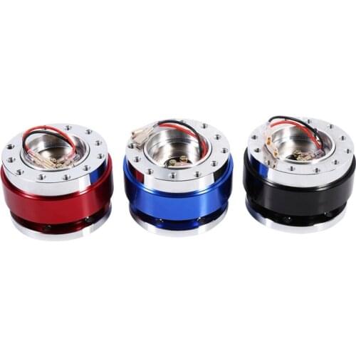 Steering Wheel Disassembly Universal Car Auto Quick Release Steering Wheel Snap Off Hub Adapter Boss Kit Aluminum 6 Hole