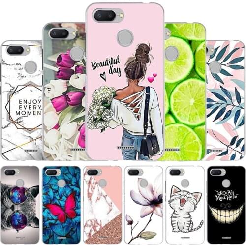 Silicone Phone Case For Xiaomi Redmi 6 Case Silicon Soft TPU Back Cover For Xiaomi Redmi 6 Redmi6 Xiomi Xiami Luxury Cool Bumper