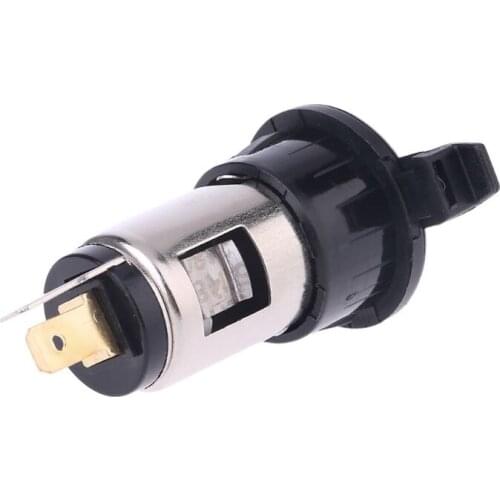 12V 120W Universal Car Boat Tractor Cigarette Lighter Power Socket Outlet Plug be connected to a cigarette lighter phone charger