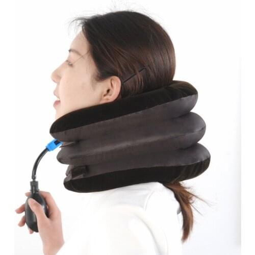 2021 Cervical traction device air cervical soft neck support device headache back shoulder pain comfortable neck massage relax
