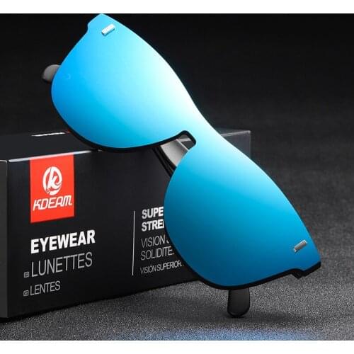 KDEAM Shades for Women Sunglasses Polarized TR90 Frame Driving Sun Glasses Woman Designer Luxury Brand Red Blue Purple 2020