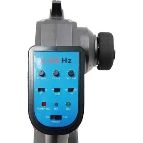 2.4G 3CH RC Transmitter Digital Radio Remote Control Transmitter with Receiver 63HE