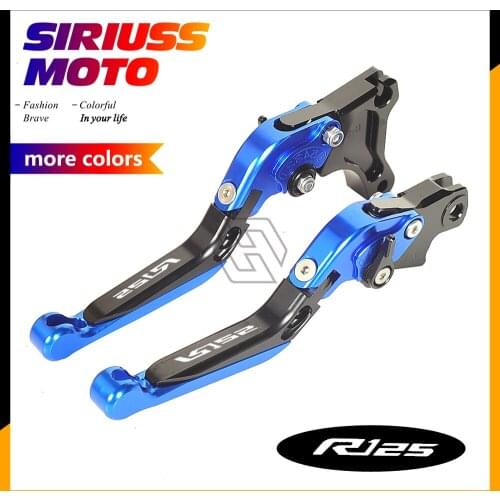 CNC Motorycle Accessories Foldable Lever Motocross Brake Clutch Levers Case for YAMAHA YZF R125 2012-2013
