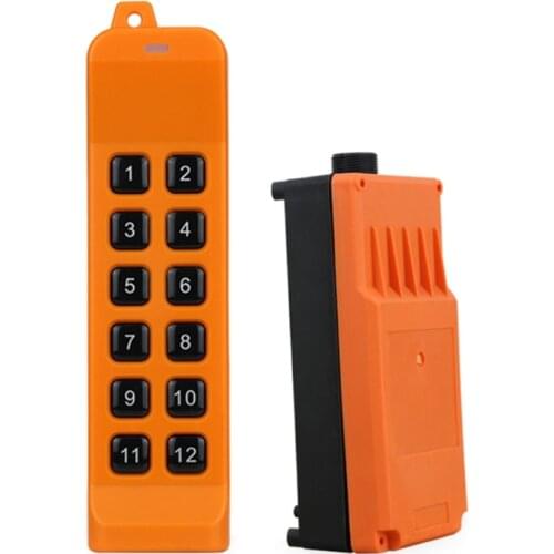 Hoist Crane Wireless Remote Control Double Transmitters Industrial Channel Lift F21-E1B ( 1 Transmitter + 1 Receiver)