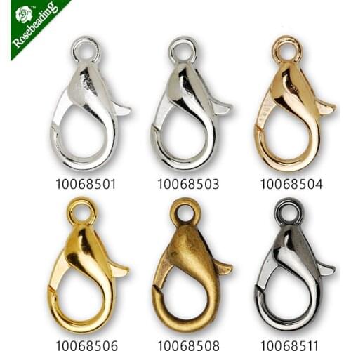 Zinc Alloy ,16mm Lobster Clasp,chain clasp Sold 50 pcs per pkg-100685