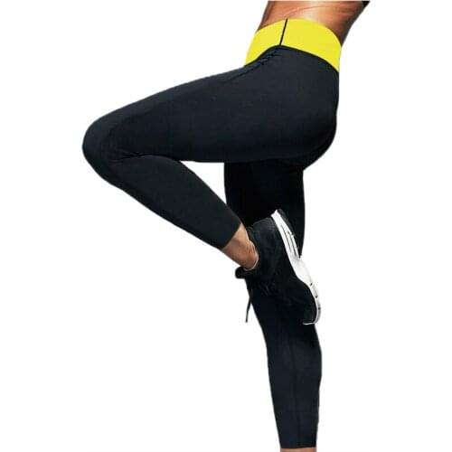 Long Sauna Pants Neoprene Legging Control Panties Fitness Body Shaper Slim Super Stretch Capris Trouser Pant Women Plus Size