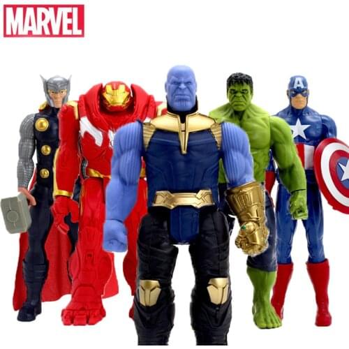 Marvel Avengers Infinity War 30CM Super Hero Spider Man Iron Man Thanos Wolverine Spider Man Iron Man Action Figure Toy Dolls