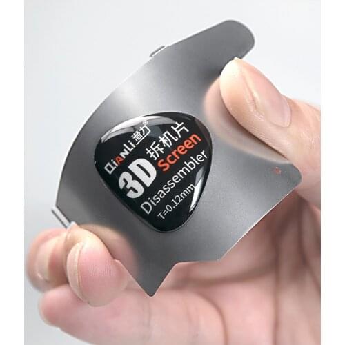 Qianli Tool 3D Dismantling Card Ultra Thin Pry Spudger LCD Screen Opener for iPhone for moblie phone Screen Opening Tool