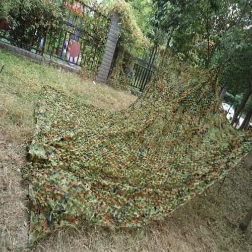 Camouflage Netting Hunting Military Woodland Digital Hunting Camo Net Without Edge Binding And Mesh Sun Shelter Car CoveringTent
