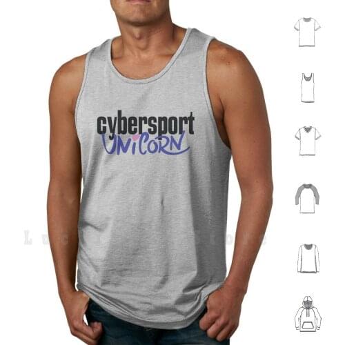 Cybersport Unicorn Esport Esports Cyber Sport tank tops vest sleeveless Cybersport Gift Cybersport Mama