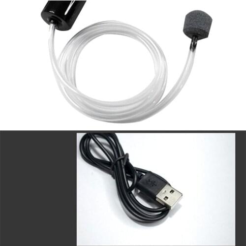 Fish Tank USB Oxygen Air Pump Mute Energy Saving Supplies Portable Mini Aquatic Terrarium Fish Tank Accessories