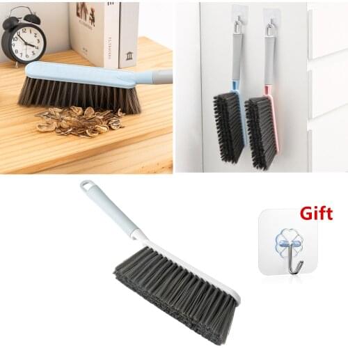 Multifunctional Large Long Handle Soft Fur Bed Brush Sofa Room Gap Dusting Brush Vacuuming Brush Housework Cleaning Brush