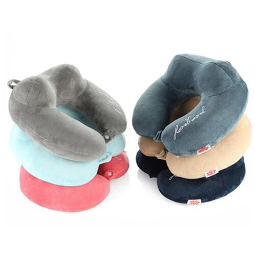 Multifunctional U-shaped Pillow PP Cotton Travel Neck Pillow Office Comfortable Nap Pillow Lying Pillow Airplane Pillow