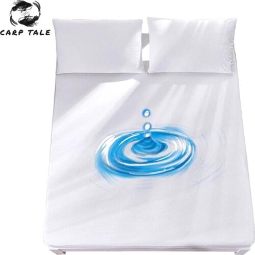 Multi-size Smooth Waterproof Mattress Cover Anti Mites Mattress Pad Bed Cover Waterproof Bed Sheet Bed Bug Proof Mattress Topper