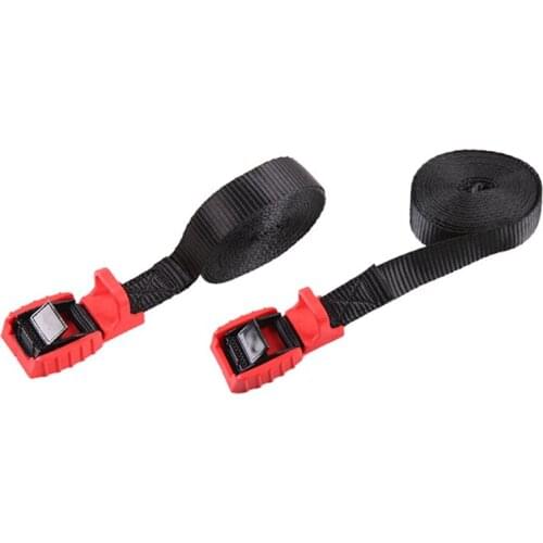 NEW-2PCS Surfboard Car Roof Rack Tie Down Straps Universal Luggages Lash Securing Strap with Metal Cam Buckle 4.5M