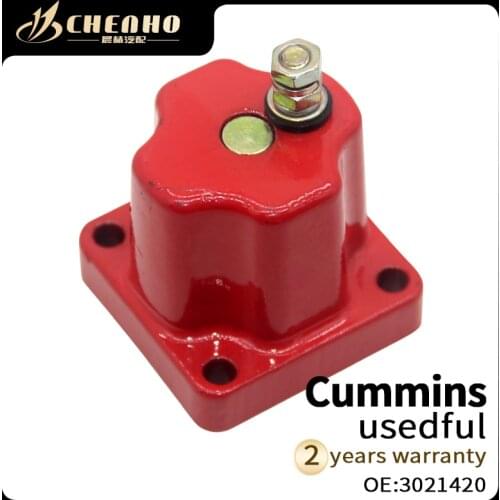 CHENHO BRAND NEW Fuel Solenoid 4024808 3408421 3054608 134076 3054612 209940 for Cummin s ISM11/QSM11/M11 Stop Solenoid Valve