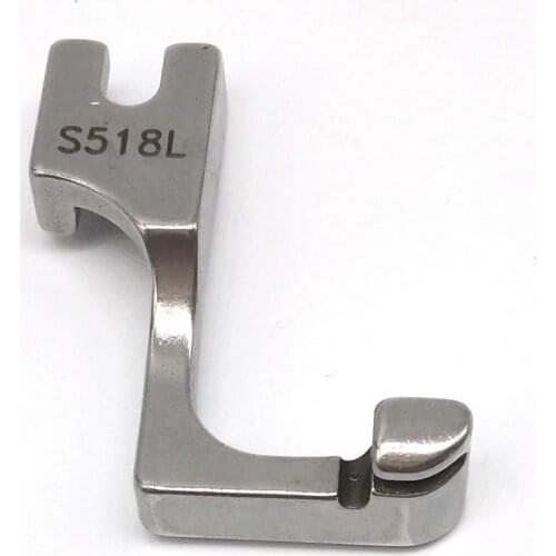 S518L Single-Sided Invisible Zipper Presser Foot for T168 Industrial Sewing Machine Lockstitch Machine