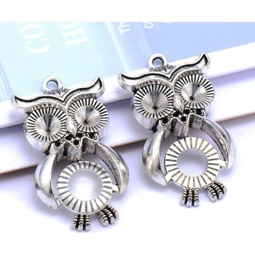 10PCSAntique Silver color 25mm Inner Size Various styles Metal Alloy Round Cabochon Base Setting For DIY Jewelry Making Findings