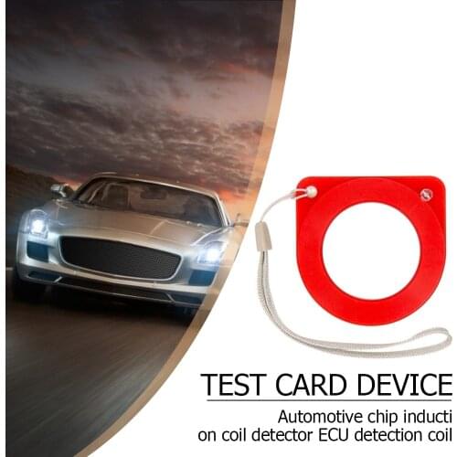Portable Car Coil Tester Inspection Repair Coil Tester Key ECU Induction Signal Detection Fast Checking Chip Immobiliser System