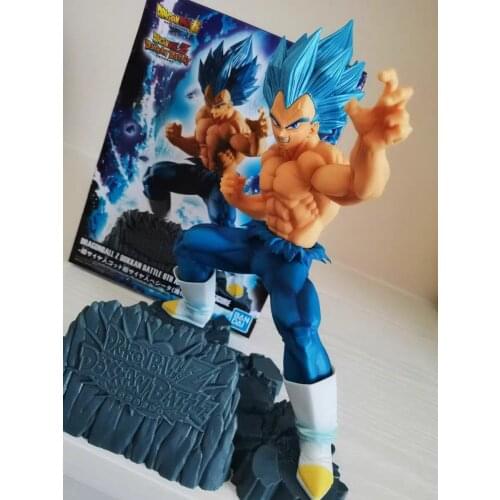 In Stock Original Banpresto DBZ Battle 6th SSJ Blue Vegeta Collection Action Figure Model Doll Toys Anime Figurals Brinquedos