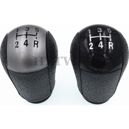 High Quality Black And Silver 5 Speed Gear Shift Knob For Ford Focus Mondeo Transit For Galaxy Fiesta 2005-2010