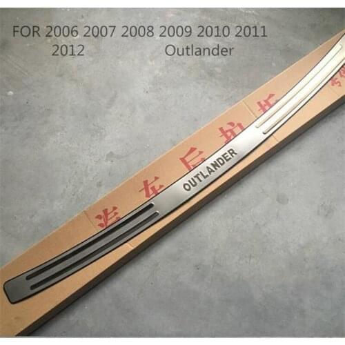 High quality stainless steel Rear bumper Protector Sill For 2006-2012/2013-2016 Mitsubishi Outlander Car