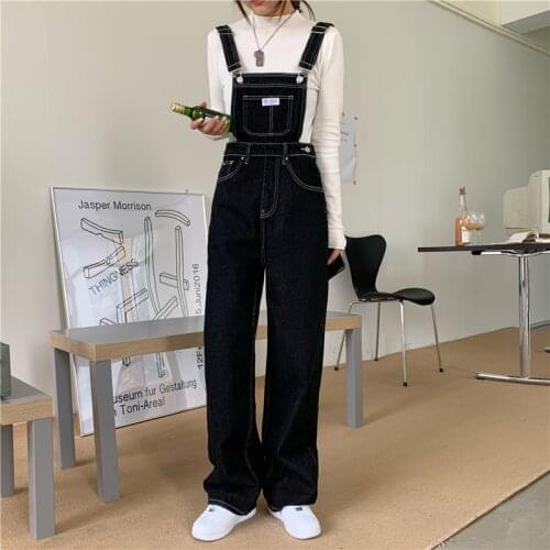 2021 Fashion Denim Jumpsuit Women Summer Autumn High Waist Jeans Jumpsuits Overalls for Women Plus Size Clothes monos mujer