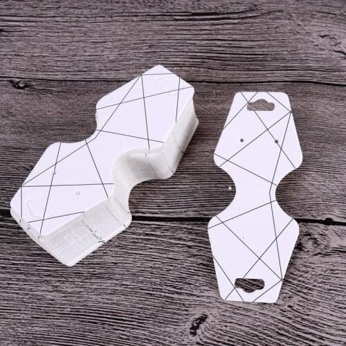 1lot/1000 pcs Hote Saling Brown Black White kraft Paper Fold Necklace Card If Custom Logo Cost Extra MOQ : 100 PCS 10.7*4.5cm