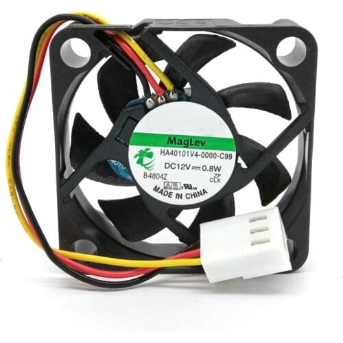 1pcs New Original HA40101V4-0000-C99 DC12V 0.8W 40x40x10MM 3Lines Computer cooling fan