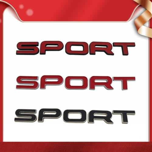 3D SPORT for Range Rover SPORT HSE SV Autobiography Discovery car Hood Fender trunk Rear Bonnet Nameplate Emblem Badge Sticker