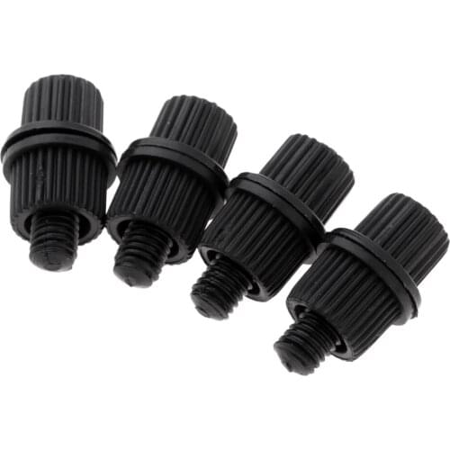 4 Pieces Motorcycles ATV Nylon License Plate Frame Fastening Bolts Screws