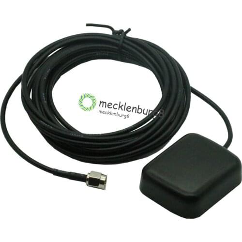 28dB LNA Gain 1575.42MHz SMA Male 3M Car GPS Antenna GPS Receiver GPS Active Remote Antenna Aerial Adapter Connector
