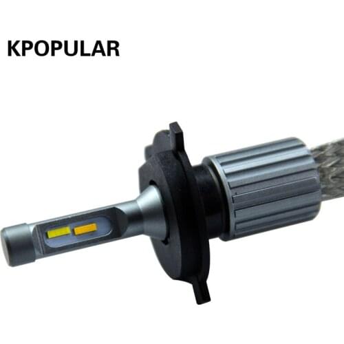 Car headlights two-color LED bulbs LED headlights diode lights car H4 high-quality car headlights front fog lights new design