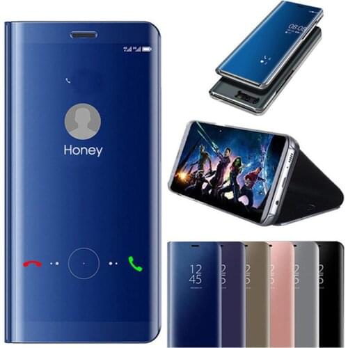 For Google Pixel 3A XL Case Pixel3A Smart Plating Mirror View Flip Leather Cover for Google Pixel 3AXL Phone Mirror Leather Case