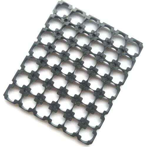 MasterFire 20pcs/lot 6*7 21700 Battery Holder Bracket Cell Safety Anti Vibration Black Plastic Brackets For 21700 Batteries