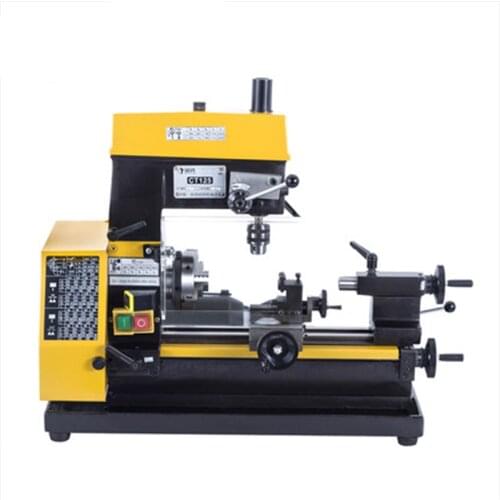 CT125 Mini Lathe Drilling and Milling Machine Mini Lathe Clock Machine Teaching Machine Small Car Drilling and Milling Machine