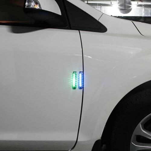 Anti Collision Car-styling Auto Atmosphere Light Car Door Lights Solar LED Flashing Lamp LED Warning Lamp Motion Control Y5GF