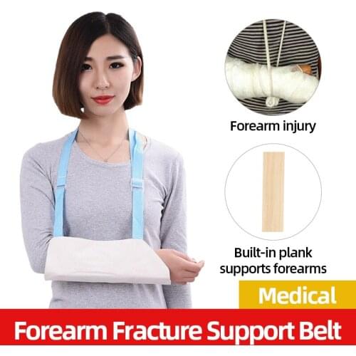 Forearm Fracture Sling Upper Arm,Small Arm Injury Bone Fixed Splint Plaster Neck Strap Hanging Belt