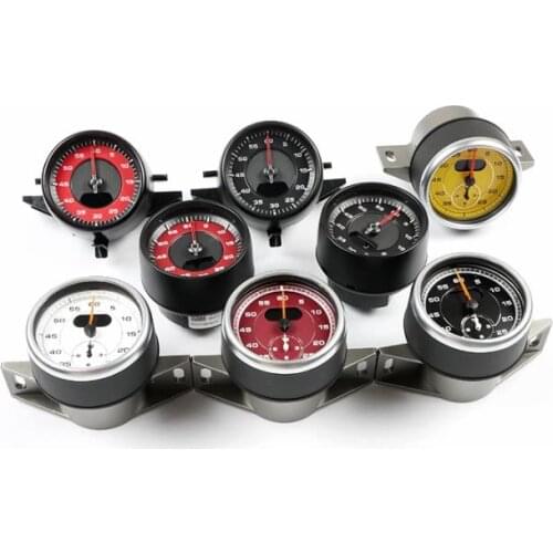 Stopwatch Speedometer Clock Chrono for Porsche Macan Cayenne Panamera 911 Boxster Cayman 718 Car Accessories