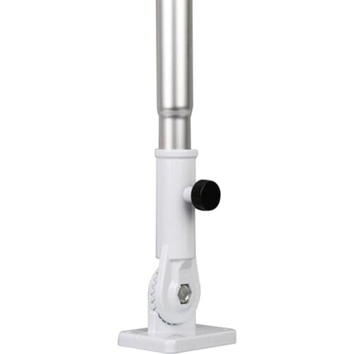 Heavy Duty Aluminum Flag Pole Wall Mounts Bracket Fits 1" Diameter Flagpole Adjustable Display Holder Rust Proof with Hardware