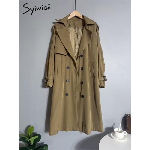 Syiwidii Women's Black Raincoats