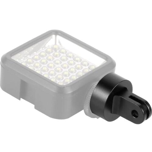 Tripod Screw to DSLR Camera Flash Cold Shoe Mount Adapter Aluminum Alloy for Hero 7 6 Session Fusion LED Light
