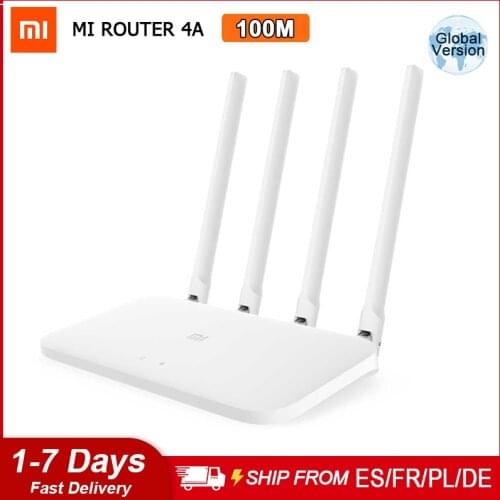 Xiaomi Mi Router 4A 100M 2.4GHz 5GHz WiFi DDR3 64MB 128MB 4 Antennas APP Control WiFi Wireless Router Global Version